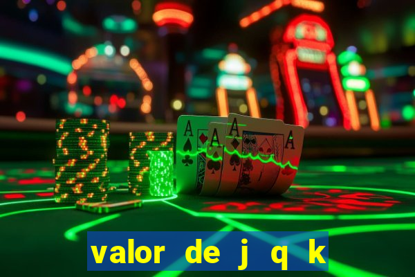 valor de j q k en blackjack
